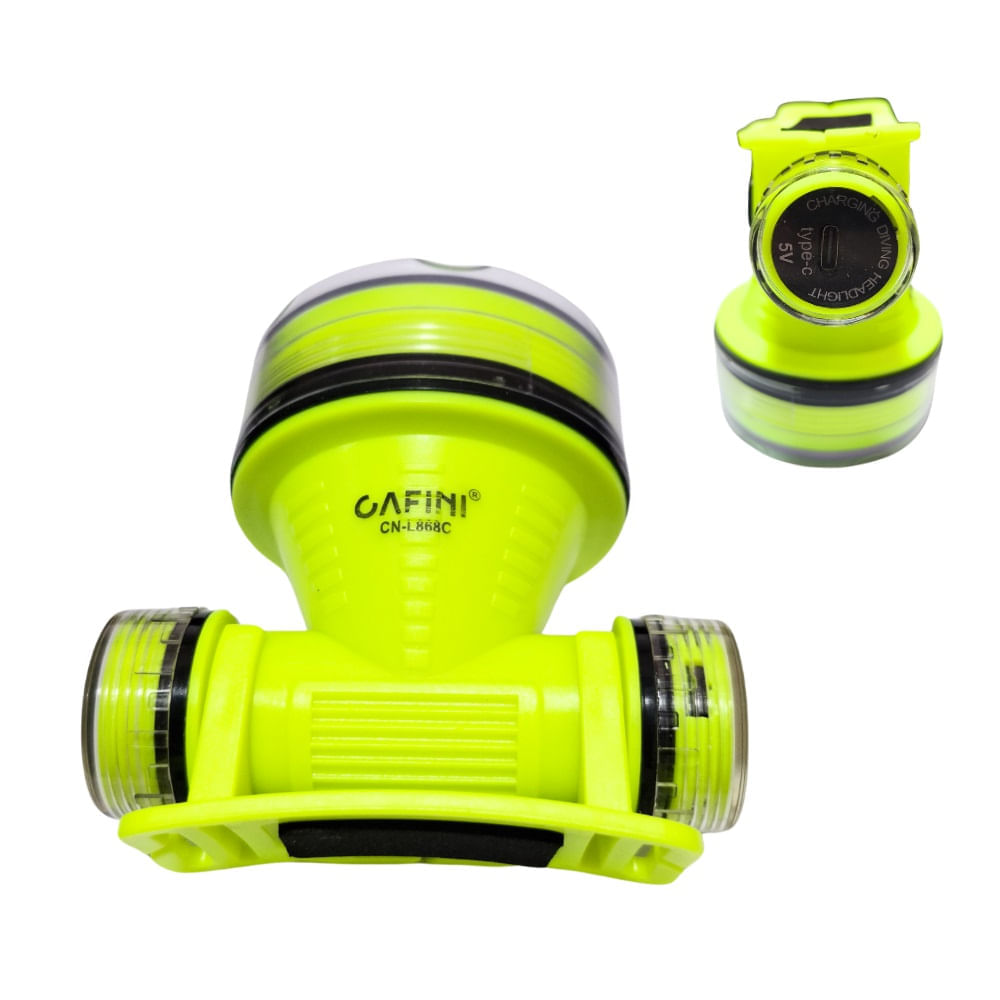 Linterna Frontal Acuatica 5w - Recargable CN-L868C Cafini