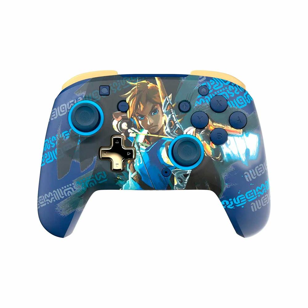 Mando PDP Wireless Nintendo Switch Rematch Glow Link (Zelda) Azul
