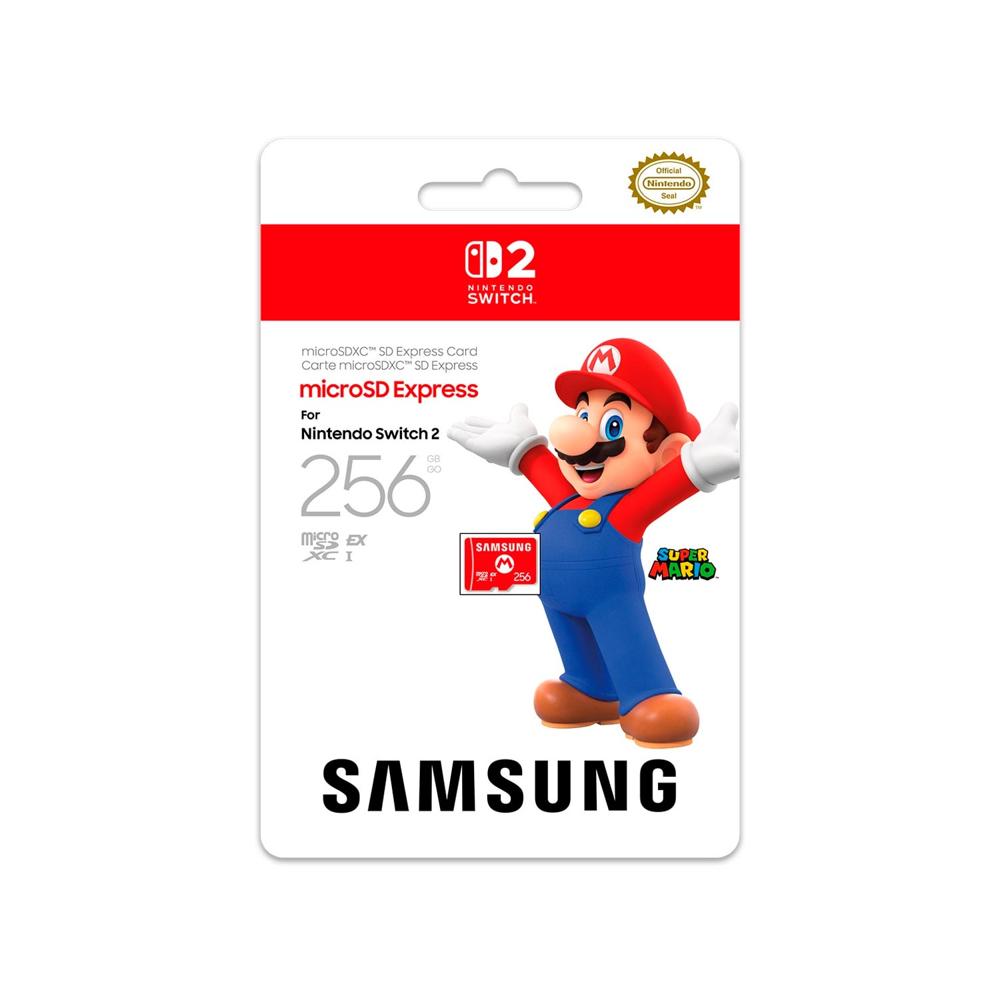 Memoria microSD Samsung Express Card 256GB Para Nintendo Switch 2 - PREVENTA
