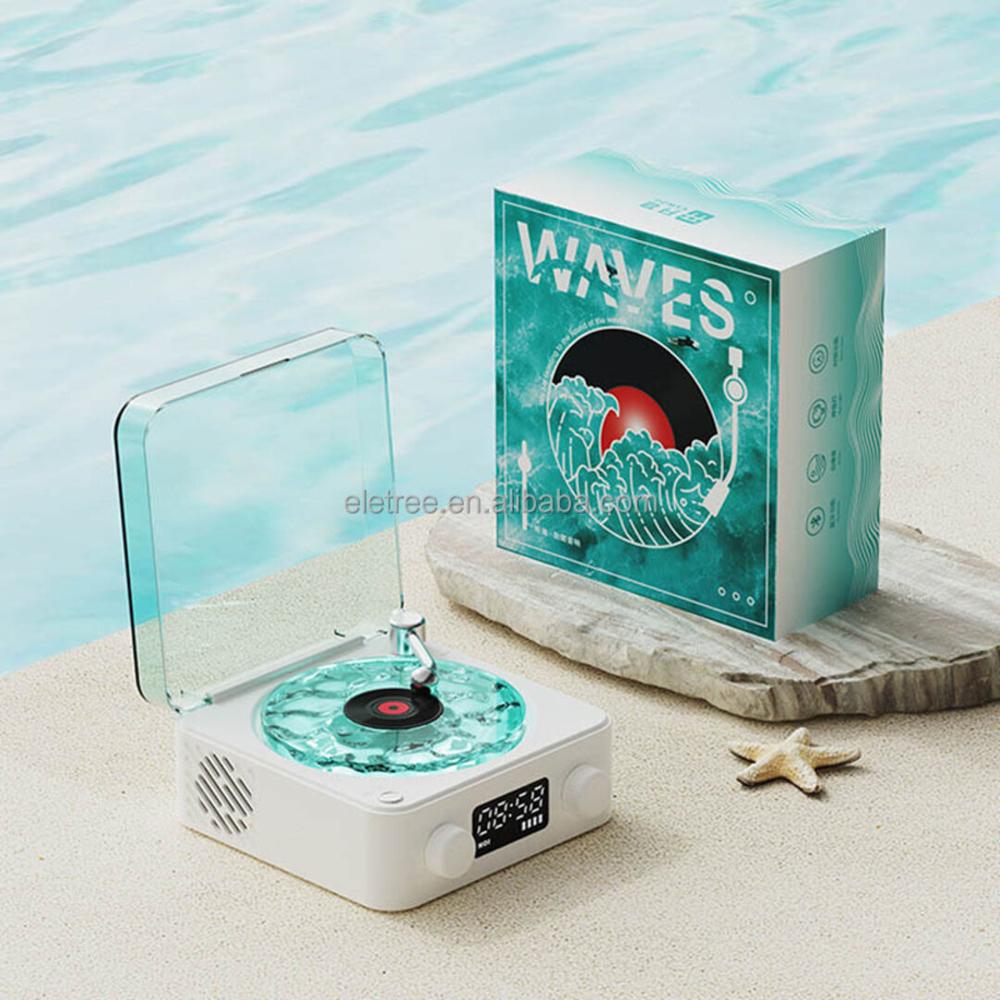 Parlante Bluetooth con Disco Proyector de luces Blanco