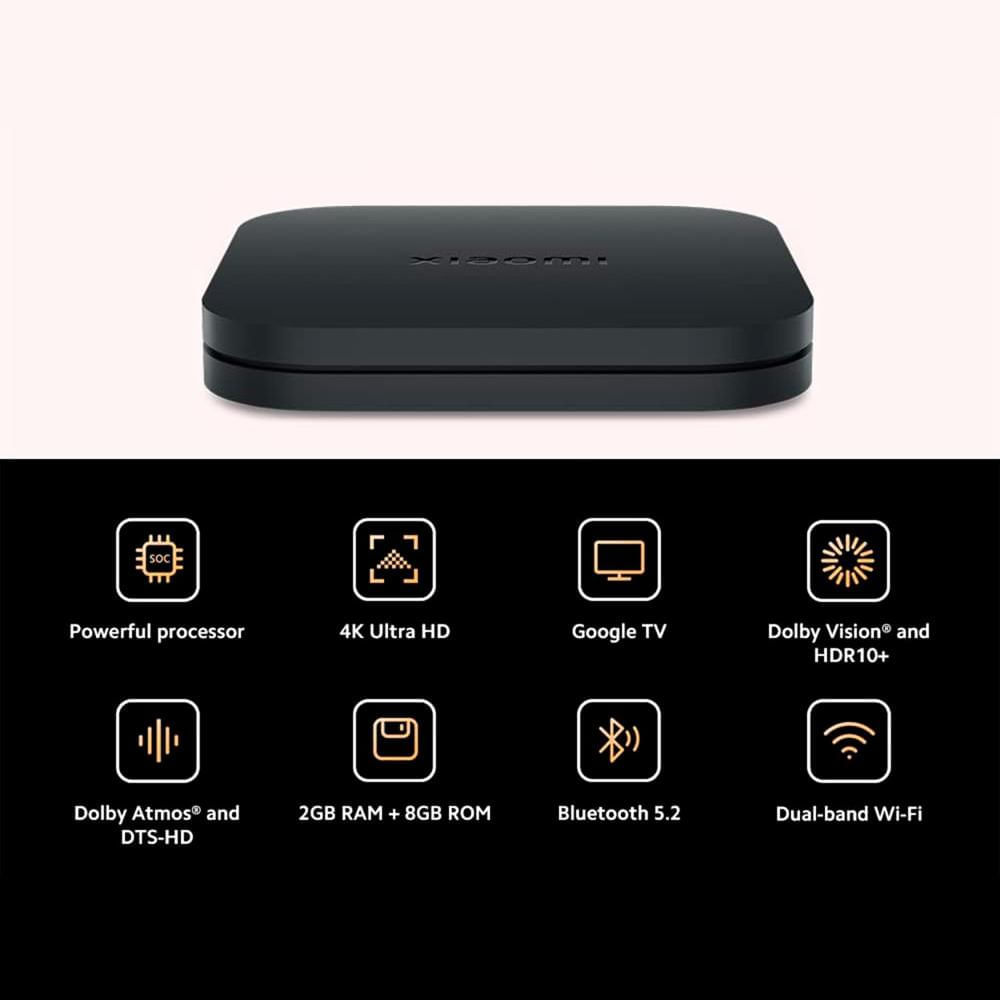 TV Box S Cle Xiaomi 2nd Gen 4K Ultra HD MDZ 28 AA