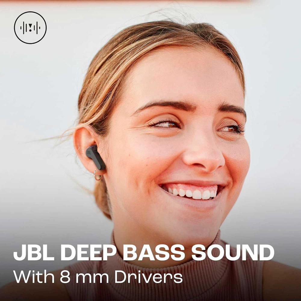 Audifonos Inalambricos JBL Wave Beam Perfect Fit IP54 Negro