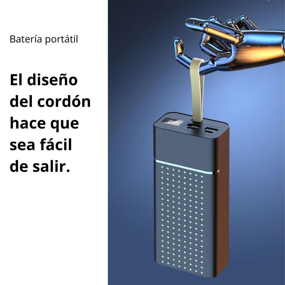 Power Bank 40000mAh BESTIA 100W Carga Rápida Batería Portátil CP04