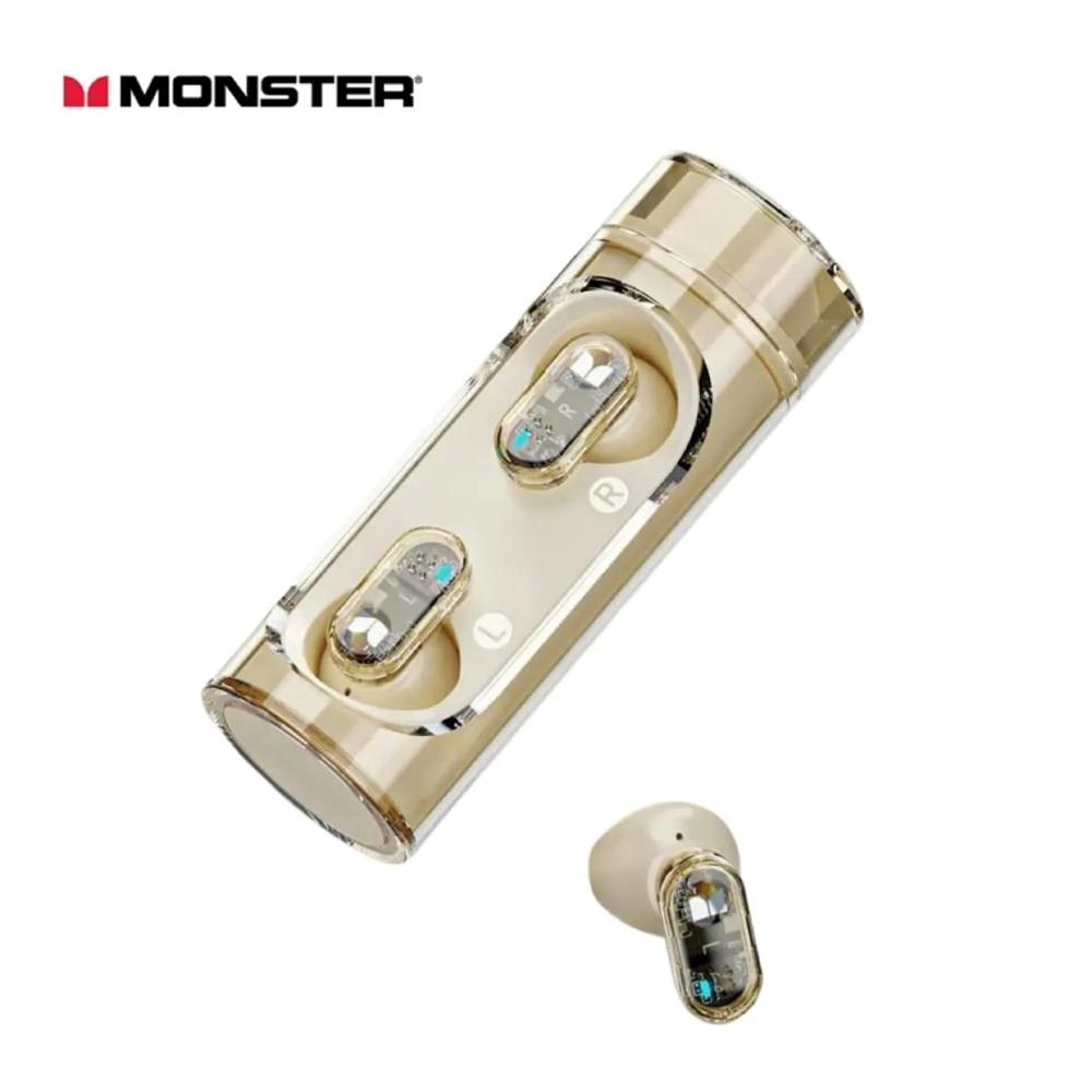 Audífonos Bluetooth Gamer Monster XKT13 Ivory
