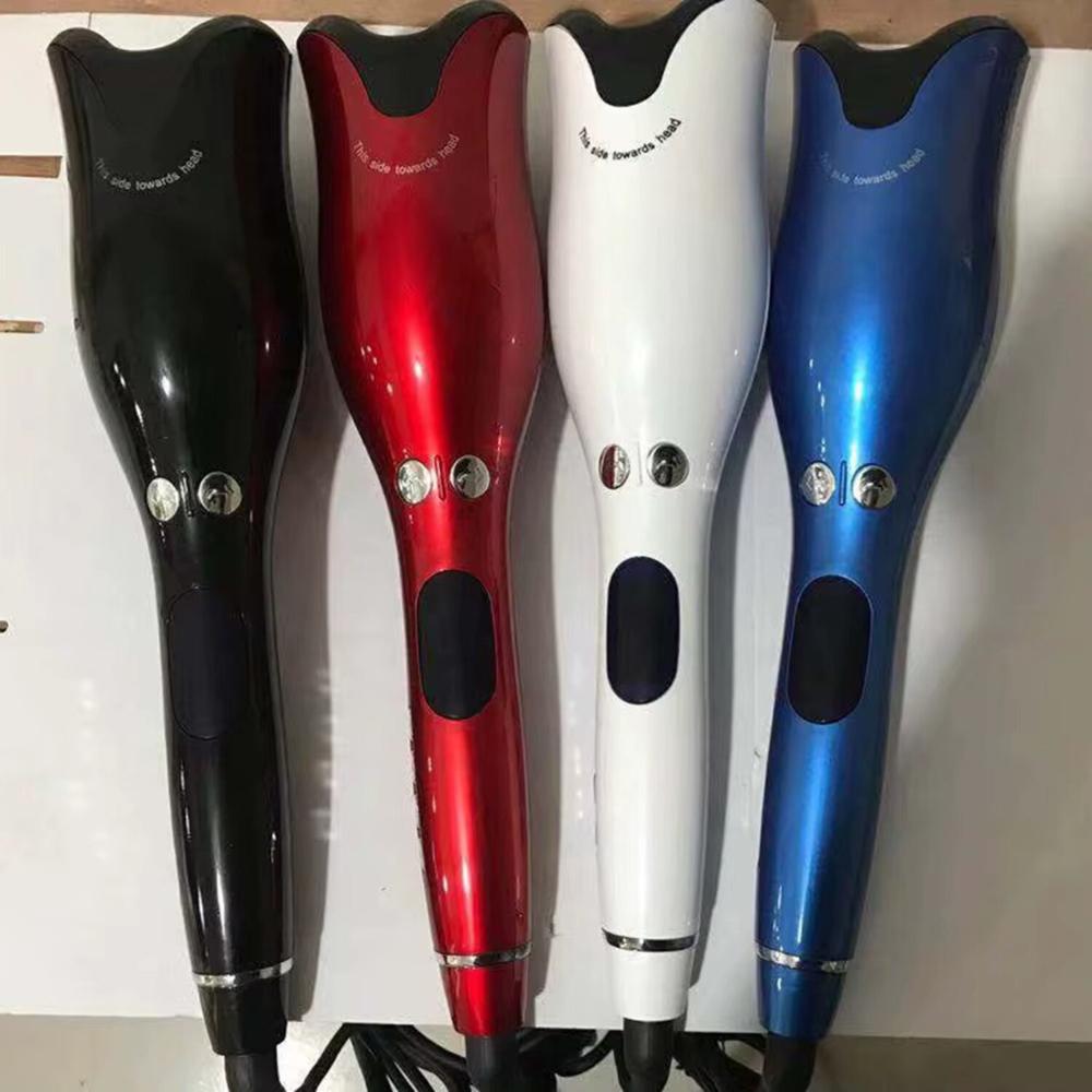 Rizador de Cabello Automatico con Pantalla Led Azul