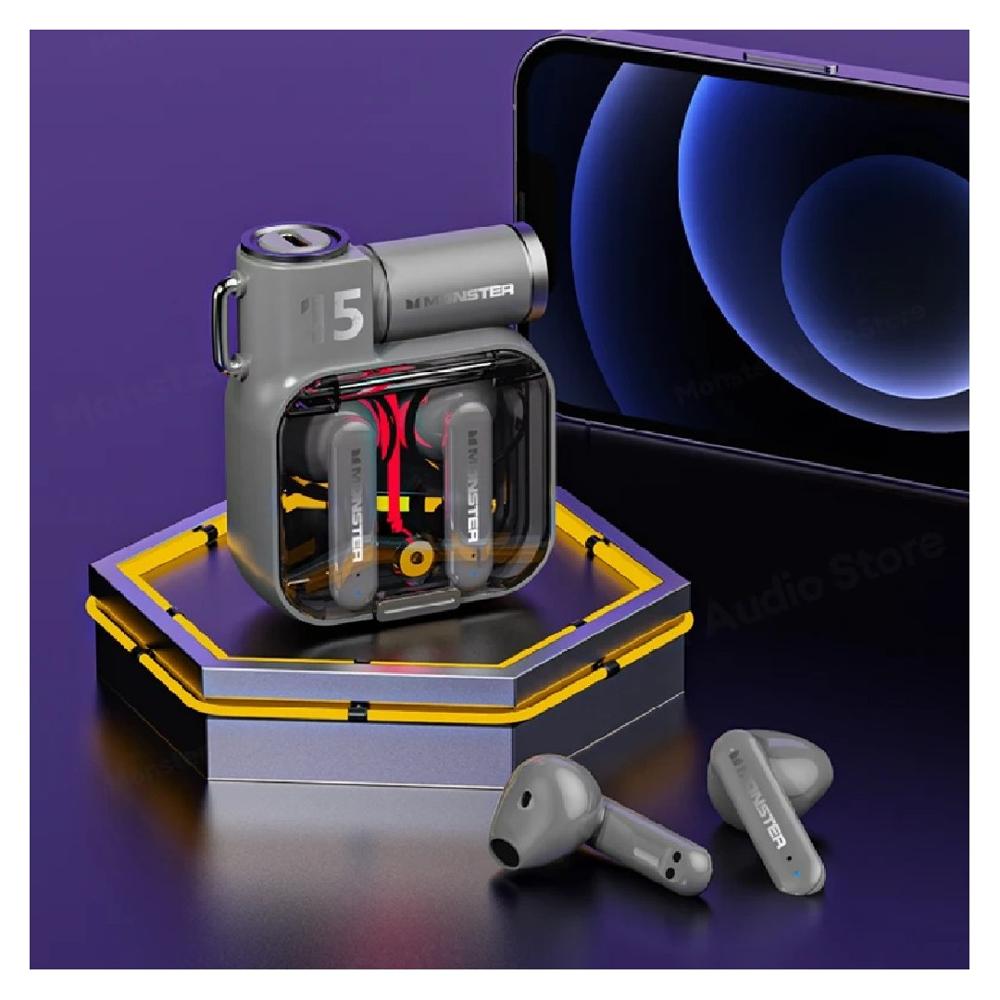 Audífonos Bluetooth Gamer Monster XKT15 Negro