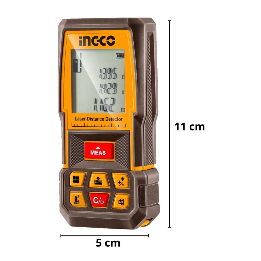 Nivel Laser 35m + Medidor de Distancia 75m Ingco COSLL0401