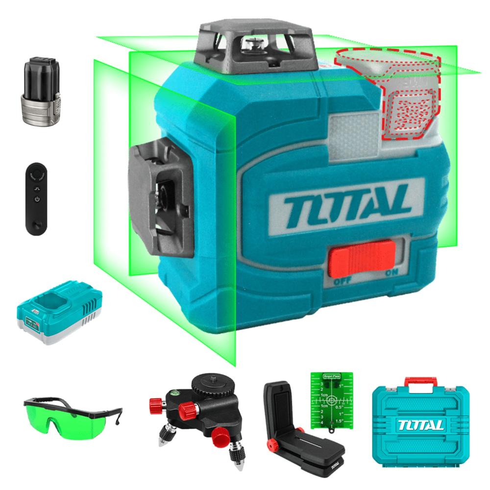 Nivel Laser 12 Líneas + Accesorios Total TLL301201