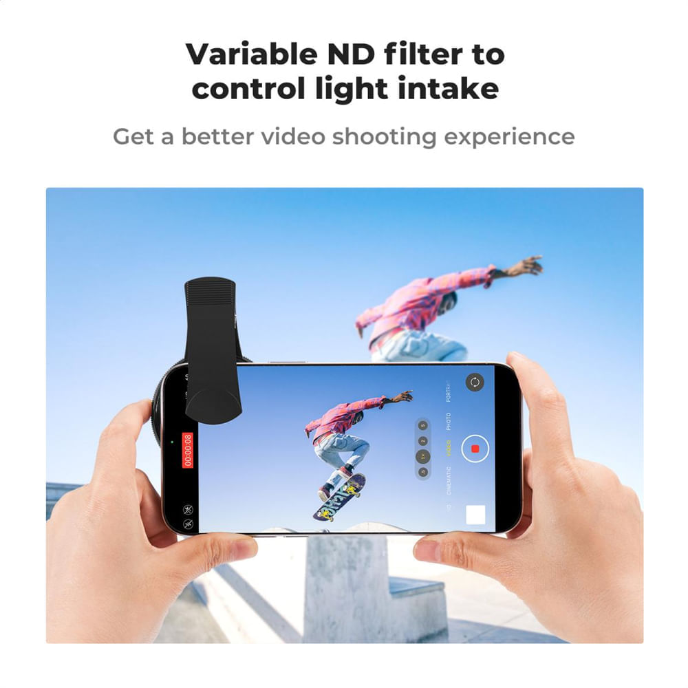 Filtro para Smartphone K&F Concept 52mm ND2-400  KF01.2639