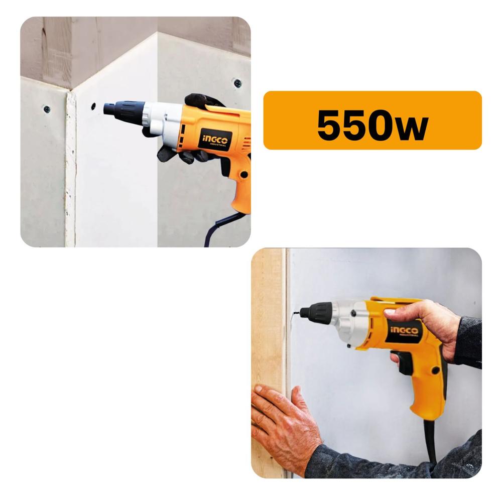 Atornillador Eléctrico para Drywall 550W Ingco ESD