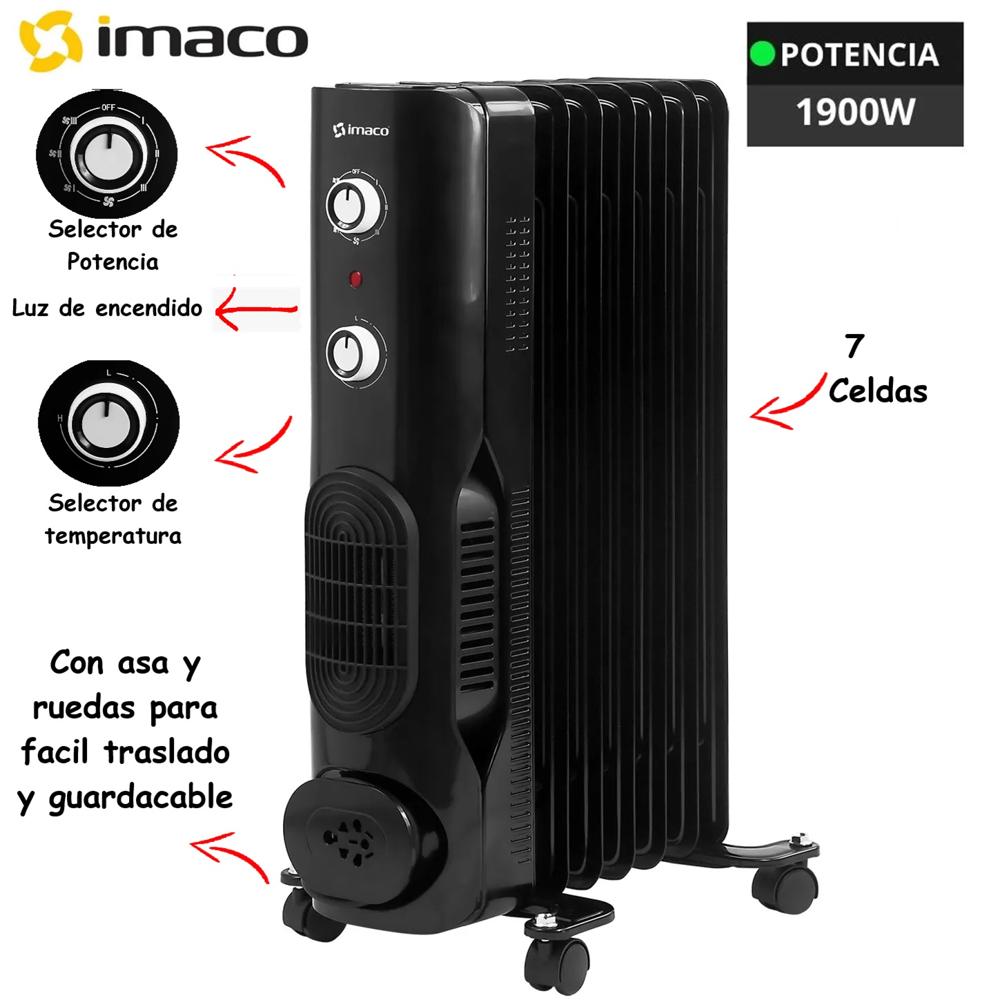 TERMO RADIADOR IMACO OFR7NK DE 7 CELDAS