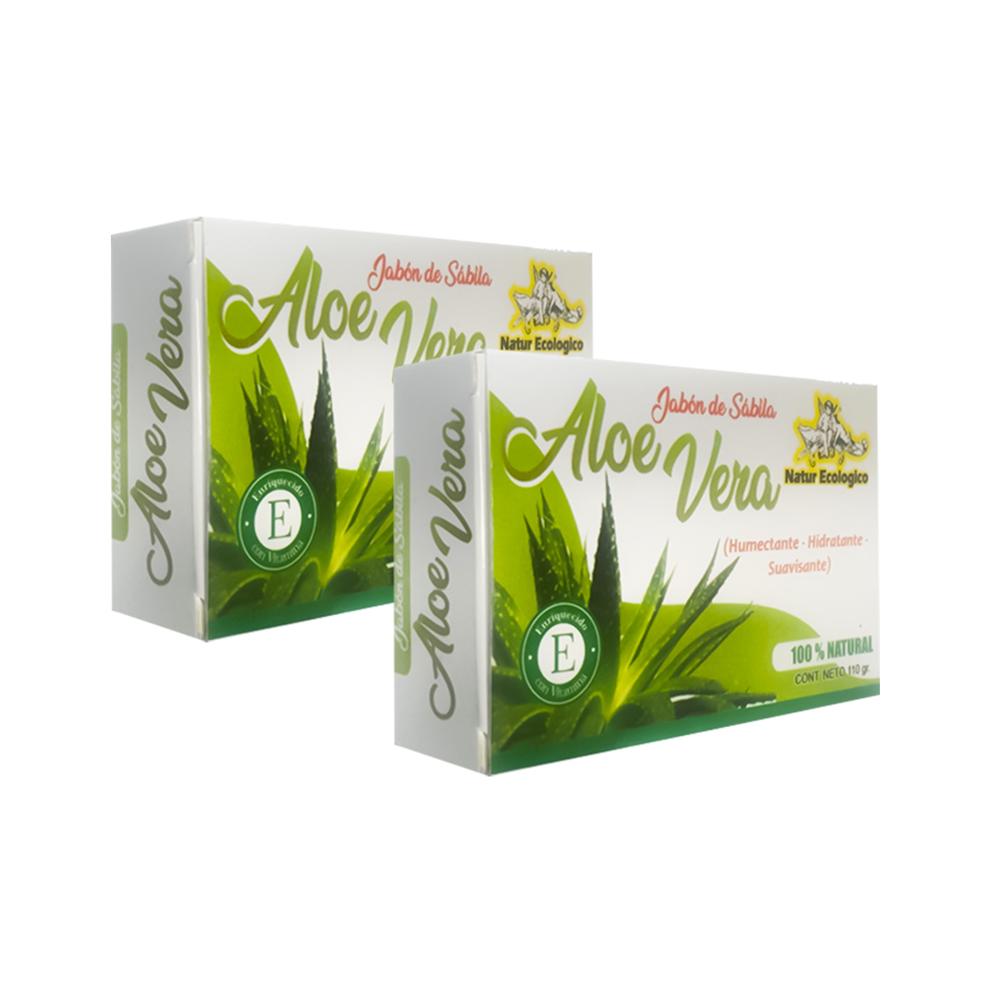 Jabón Corporal de Aloe Vera 110gr 2Uni