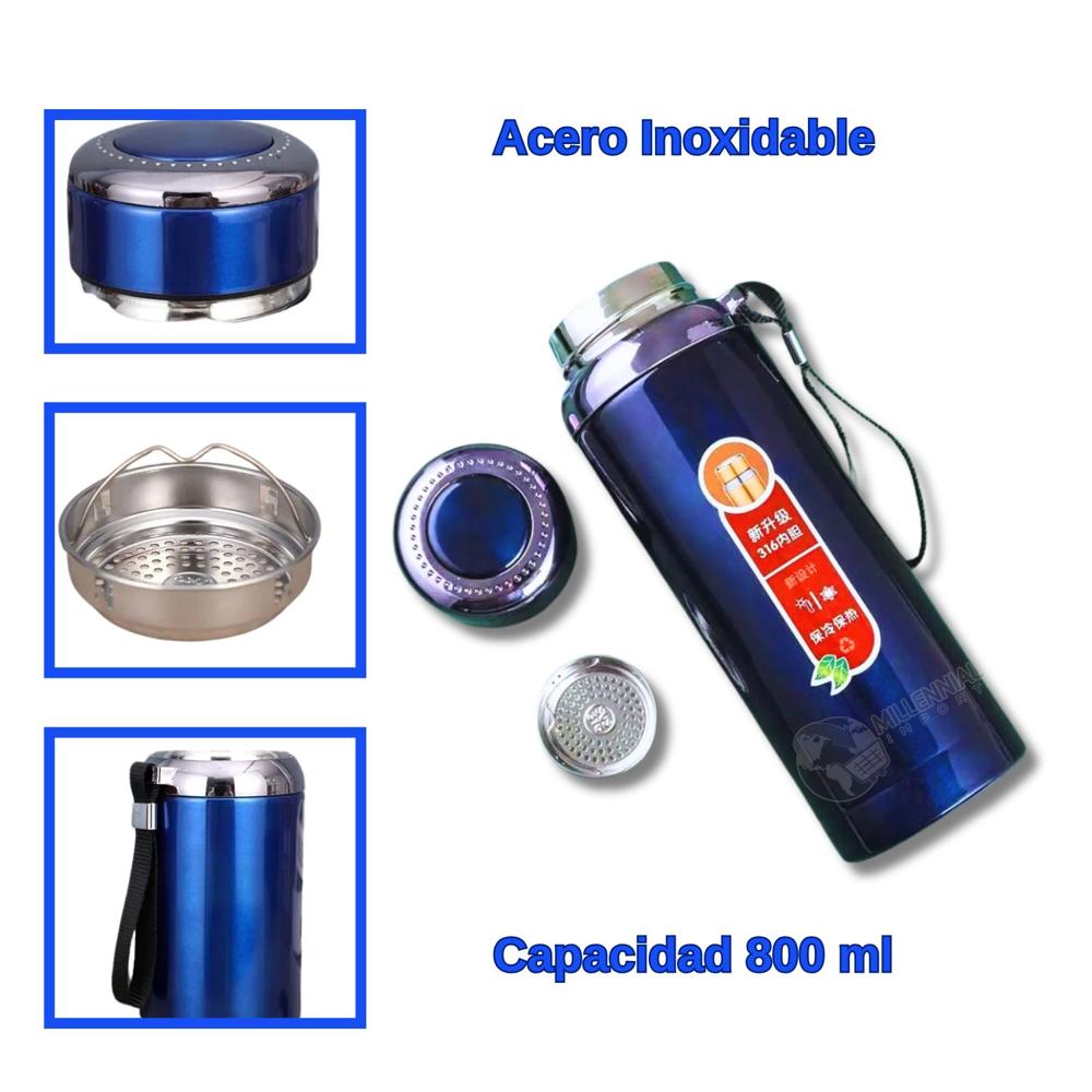 Termo de 800 ml con Filtro para Infusiones Hombre