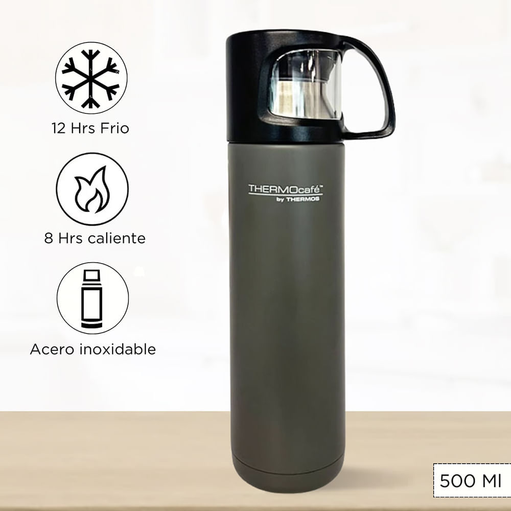 Thermos Termo de Acero 500ml Gris
