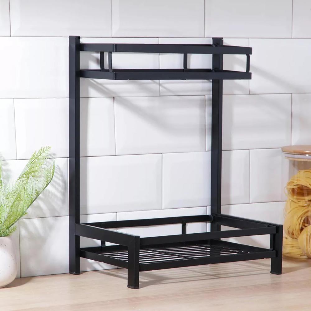 Organizador Multifuncional de 2 Niveles para Cocina / Baños