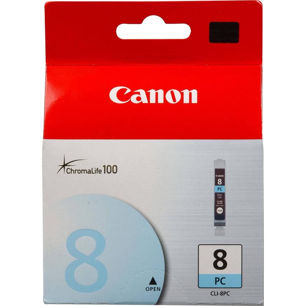Cartucho de Tinta Cian para Fotografía Canon CLI-8 - Compatible con Impresoras PIXMA iP6600D, iP6700