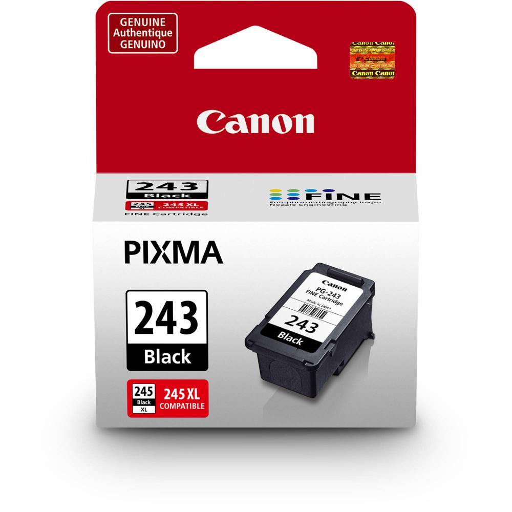 Cartucho de Tinta Negra Canon PG-243 - Compatible con Impresoras Canon PIXMA