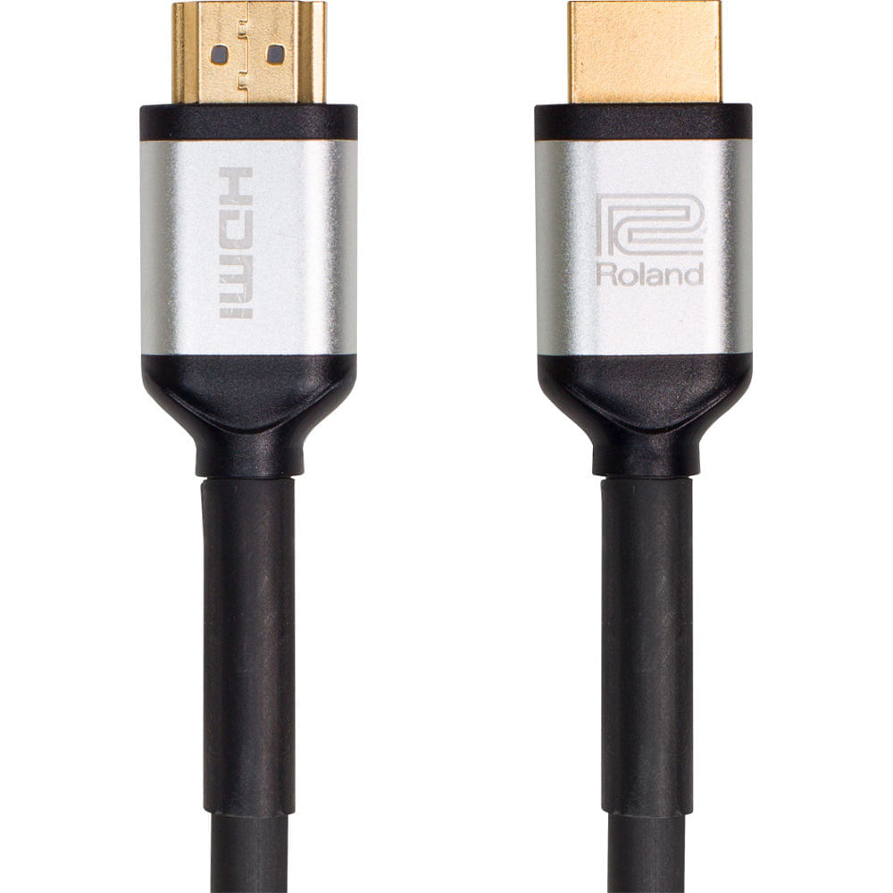 Cable HDMI de Alta Velocidad Roland RCC-10-HDMI Black Series (10') - Soporta Resoluciones hasta UHD,