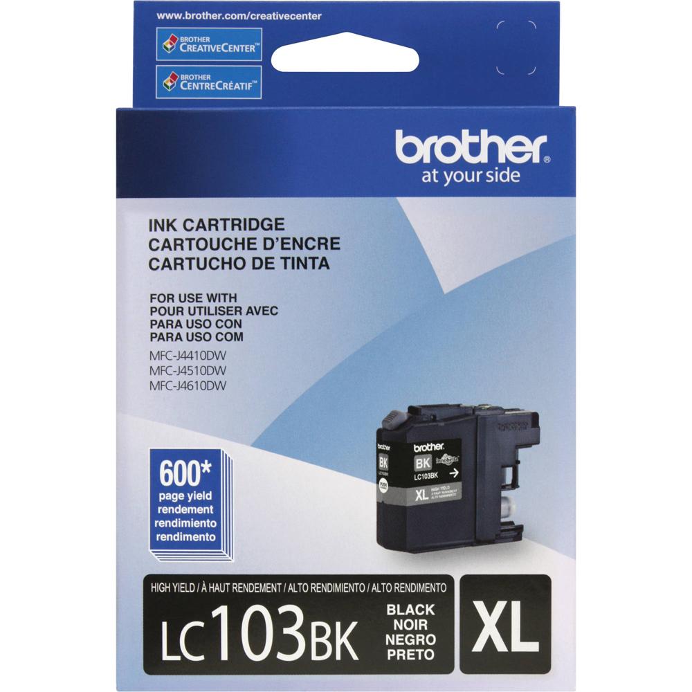 Cartucho de Tinta Negra de Alto Rendimiento Brother LC103BK Innobella - Compatible con Impresoras DC