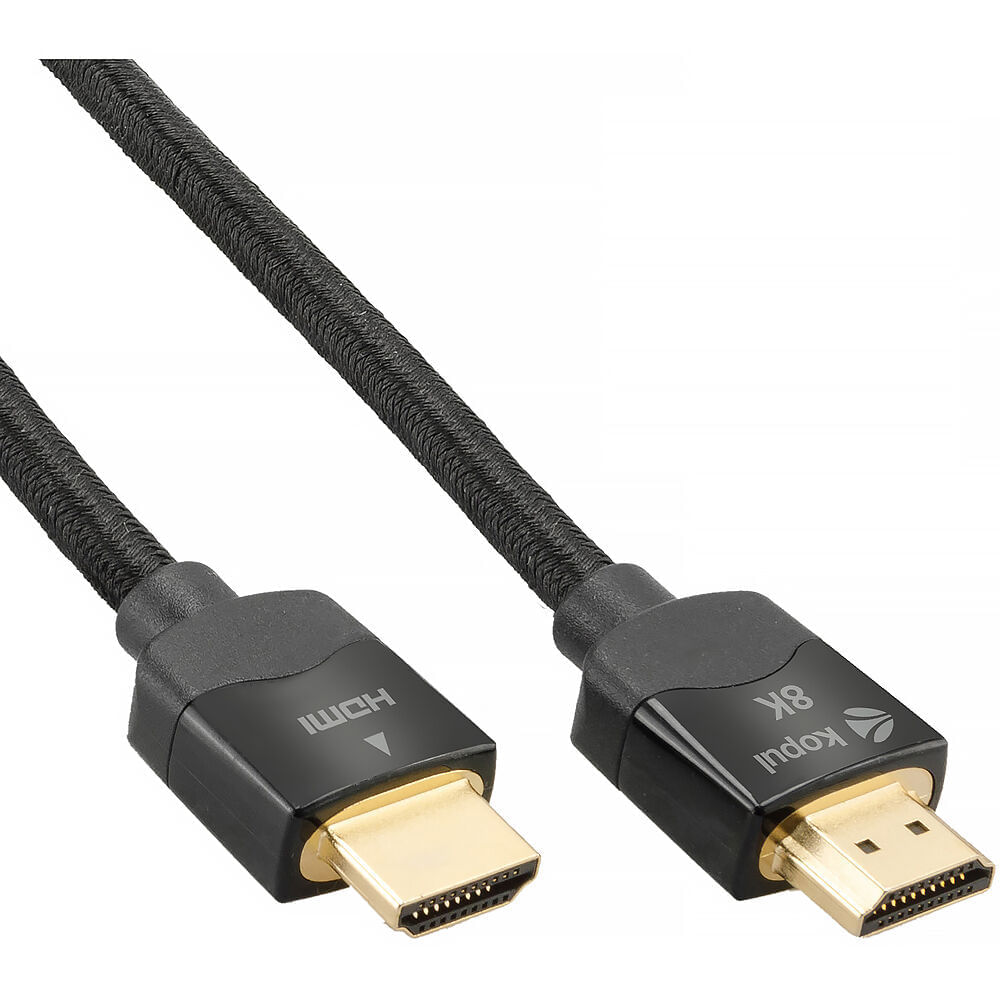 Kopul HDA-810PBR Cable HDMI Premium Ultra Alta Velocidad 8K (9.8', Trenzado) - Soporta 8K60 & 4K120,