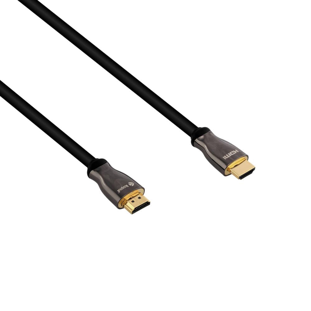 Kopul HDA-506 Cable HDMI Premium de Alta Velocidad con Ethernet (6') - Soporta Full HD, 4K, 3D, Cone