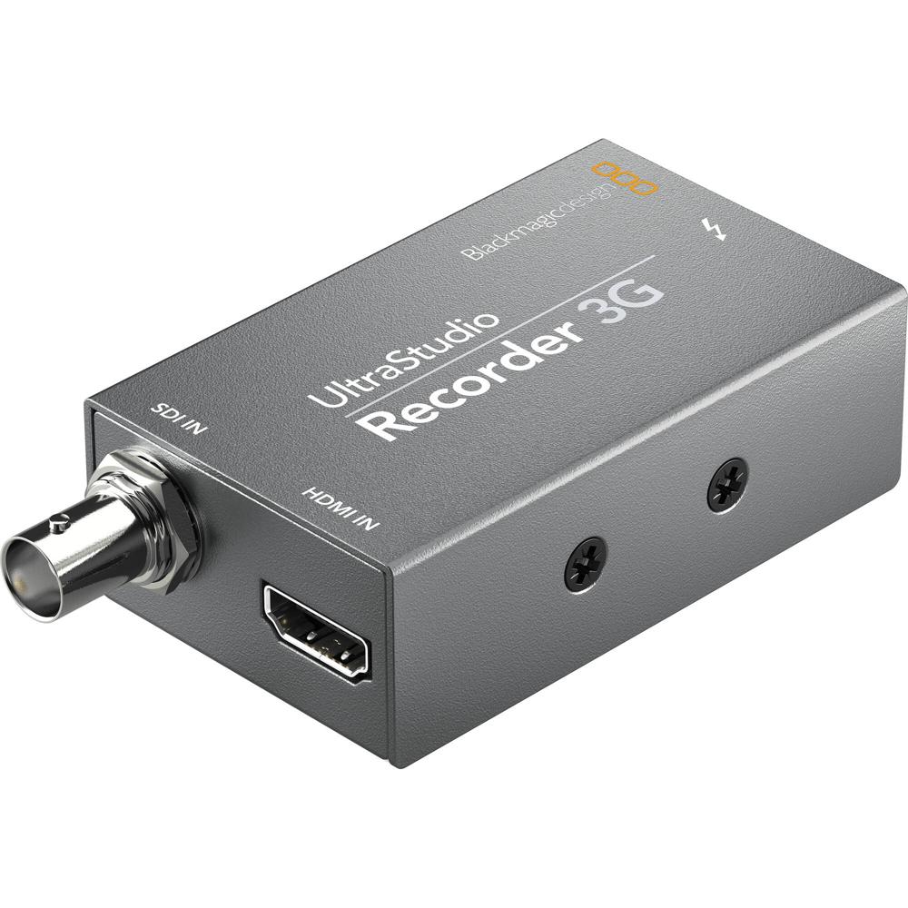 Grabador Blackmagic Design UltraStudio 3G: Entradas 3G-SDI y HDMI, Salida Thunderbolt 3, Soporta Res