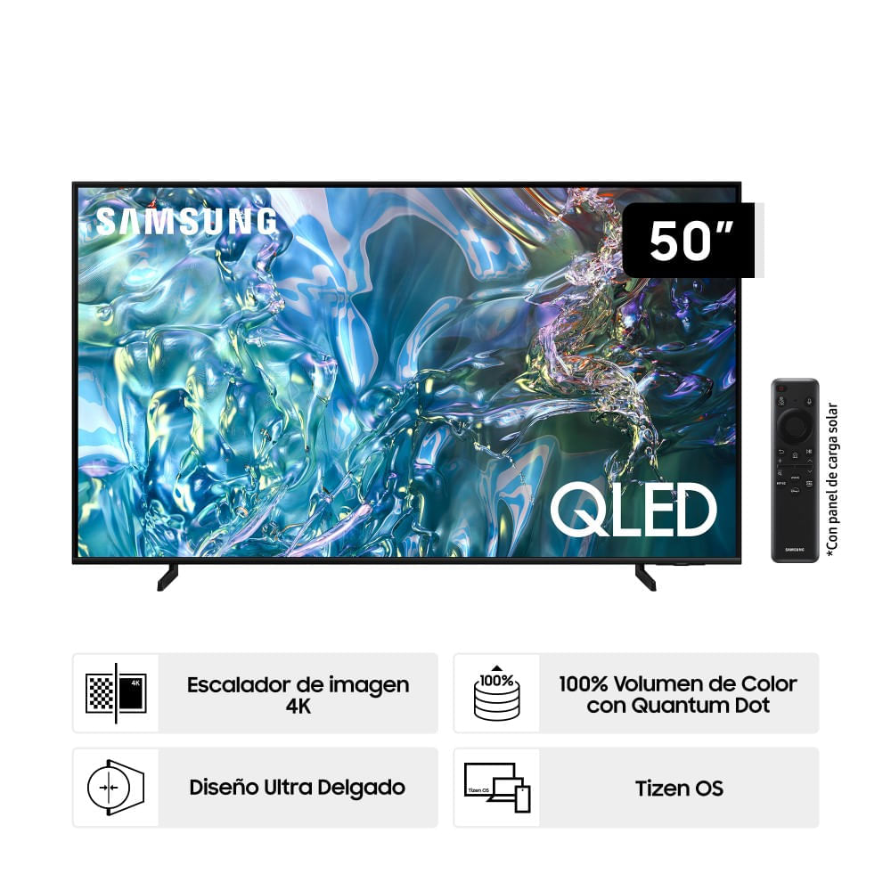 Televisor SAMSUNG QLED 50"" UHD 4K Smart TV QN50Q60DAGXPE