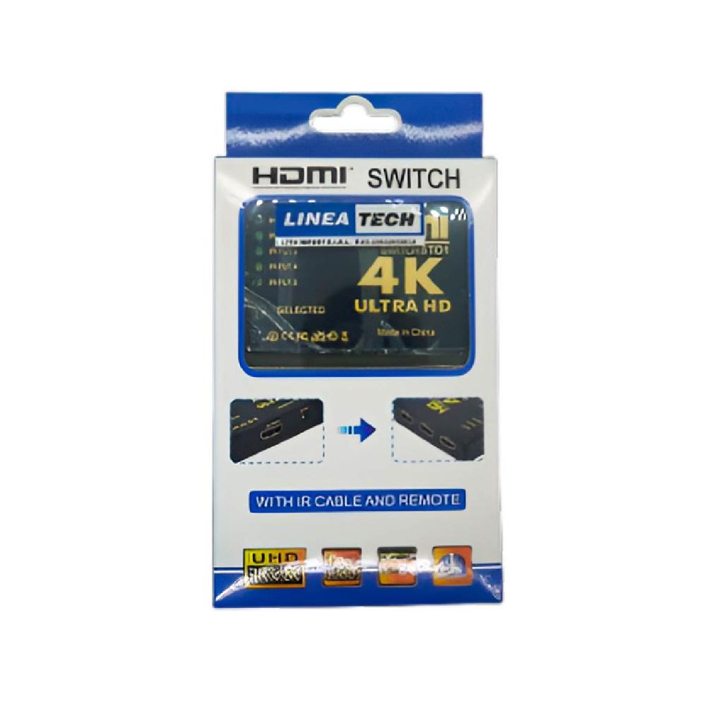HDMI SELECTOR SWITCH 5 PUERTOS HDMI 4K LINEA TEACH