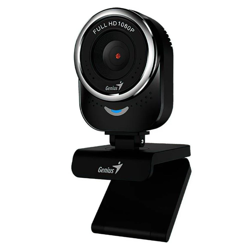 Cámara Web Qcam 6000 Genius Fhd 1080p Usb Negro