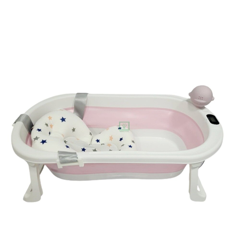 Bañera Pleglable JELLY CON TERMOSTATO ROSADO