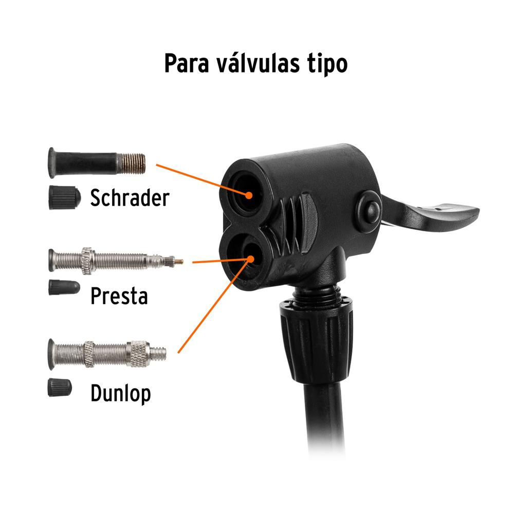 Inflador de Pedal 60 psi Truper 101667