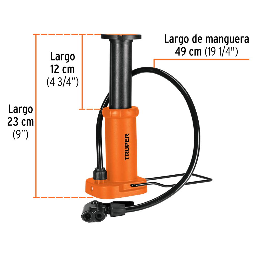 Inflador de Pedal 60 psi Truper 101667