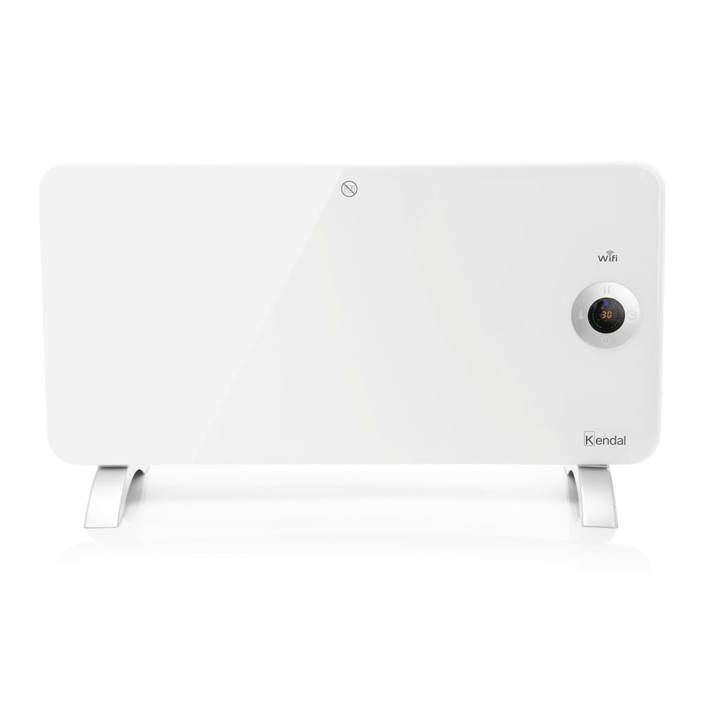 Estufa Panel Aluminio WIFI Potencia 1500w Cobertura 18m2 Instalación Piso/Muro