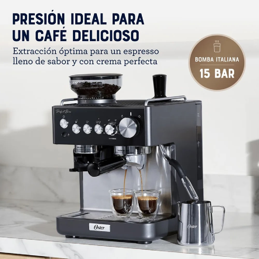 Cafetera para Espresso OSTER Perfect Brew BVSTEM7301