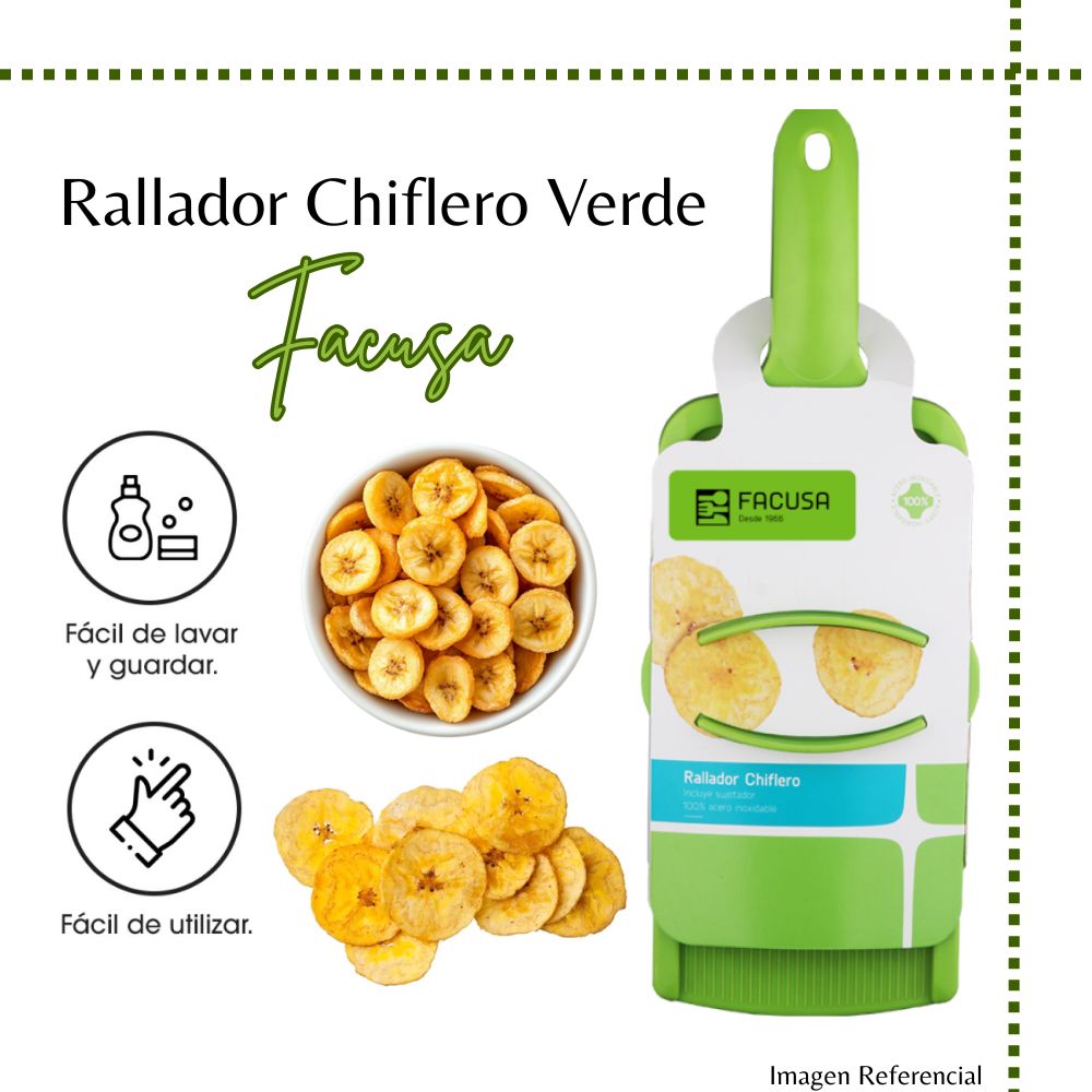 Rallador Chiflero Facusa - CoLor Verde