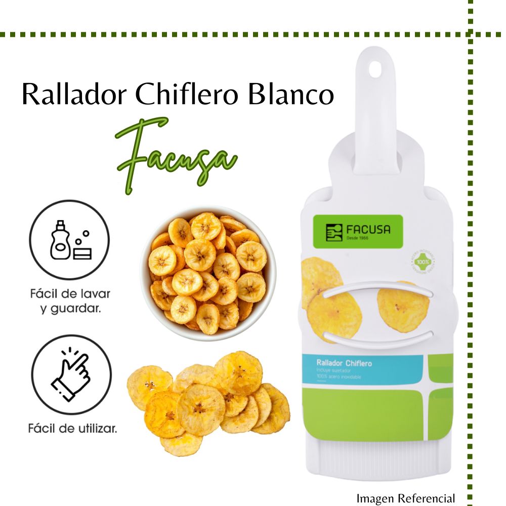 Rallador Chiflero  Facusa - CoLor Blanco