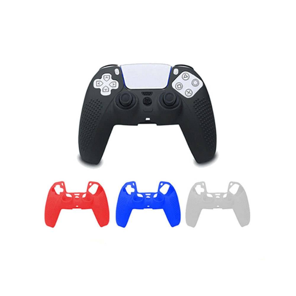 Case Funda Protectora Silicona Mando Control PS5 DualSense Blanco