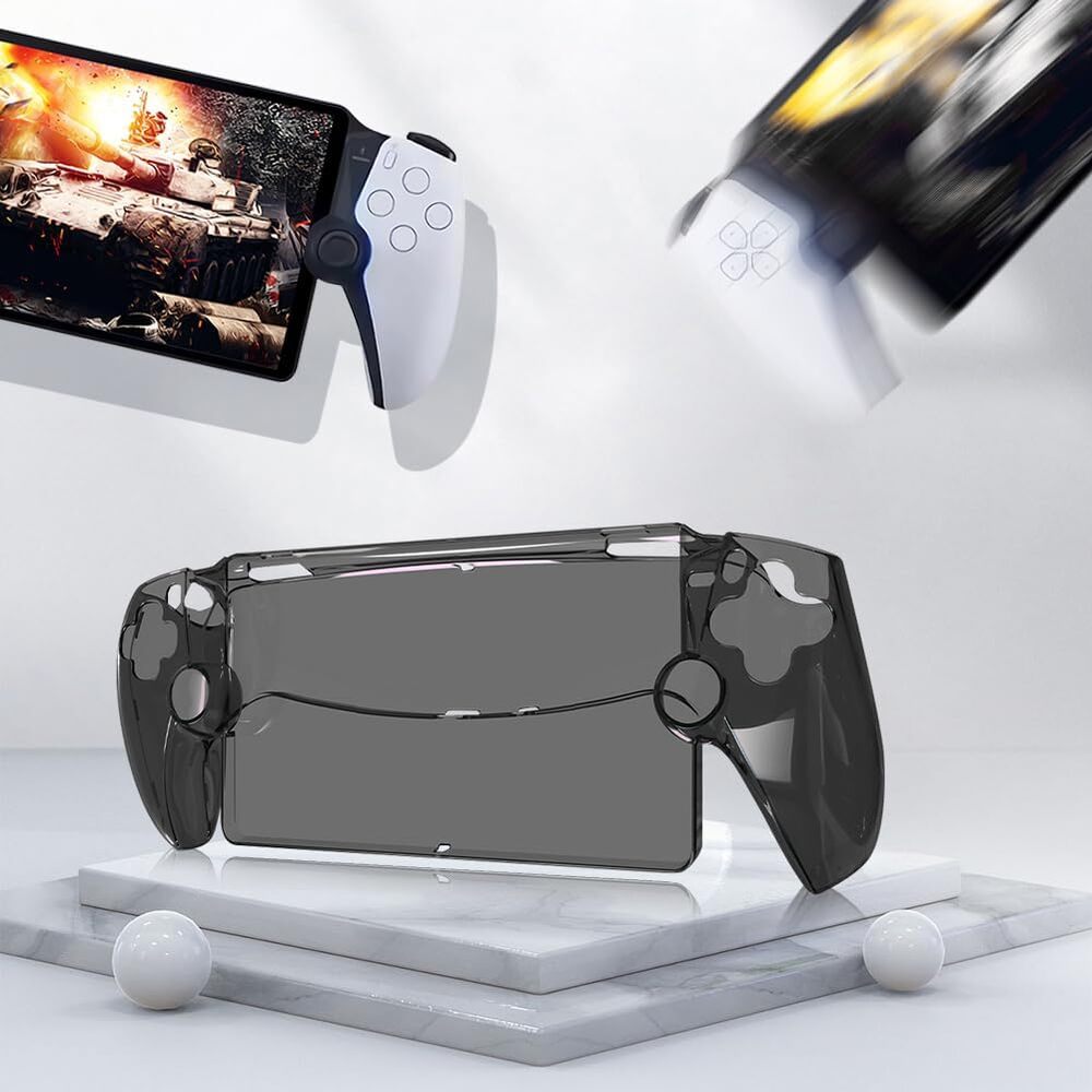 Case Funda Protectora TPU Rígido Negro Playstation PS5 Portal