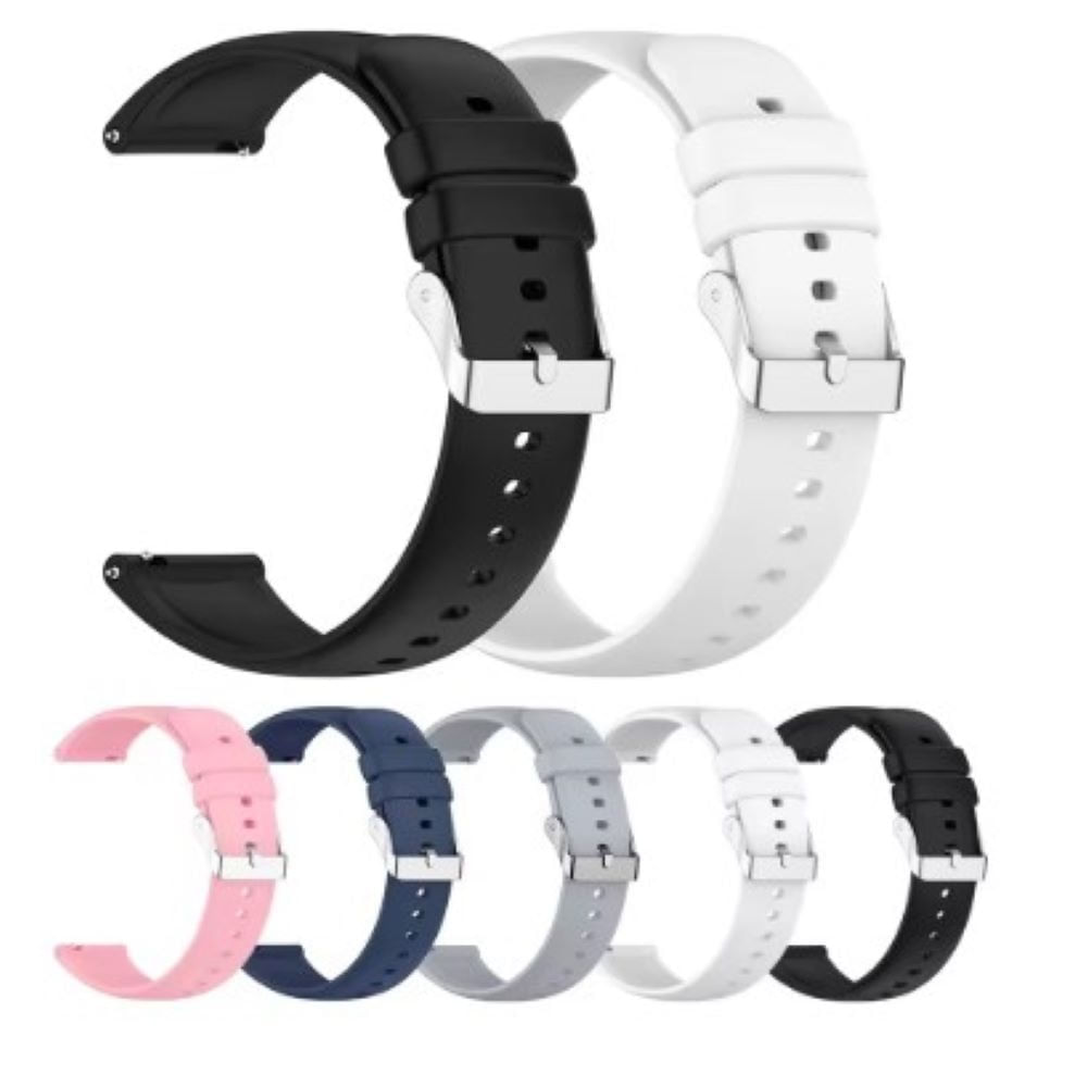 Correa de silicona para smartwatch 18mm rosado