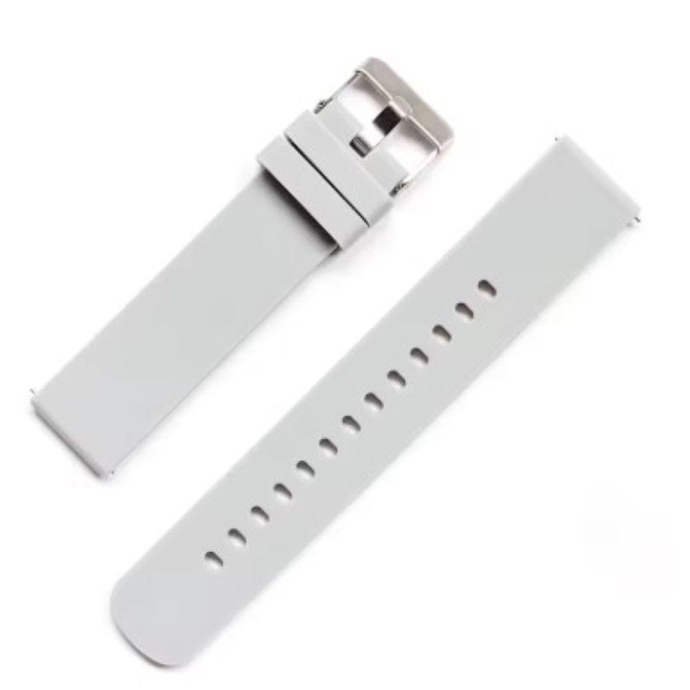 Correa de silicona para smartwatch 18mm gris