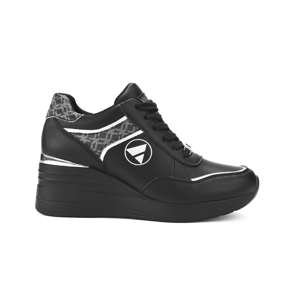 Zapatillas Urbanas Via Uno Mujer Ss-5799 Negro Oechsle Oechsle