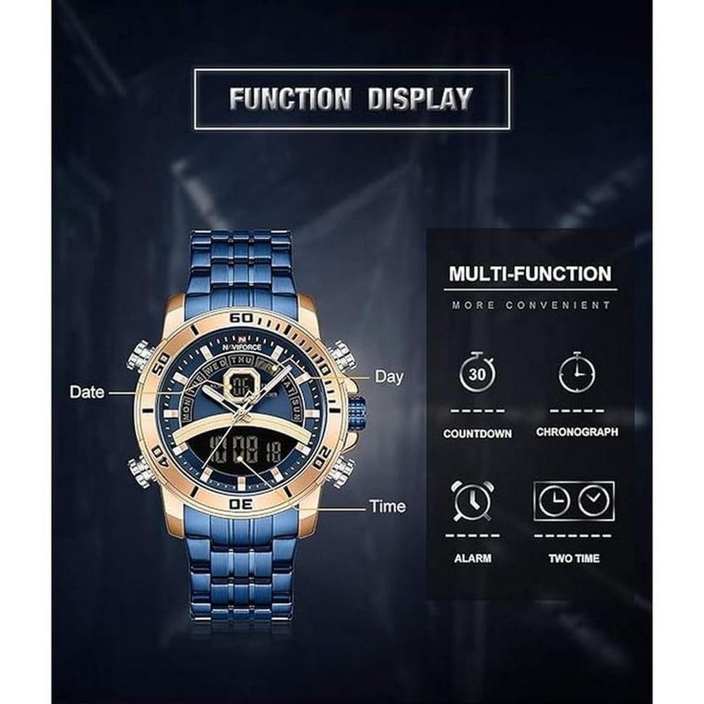 Reloj Naviforce Análogo-Digital NF9181S-RG para Hombre.