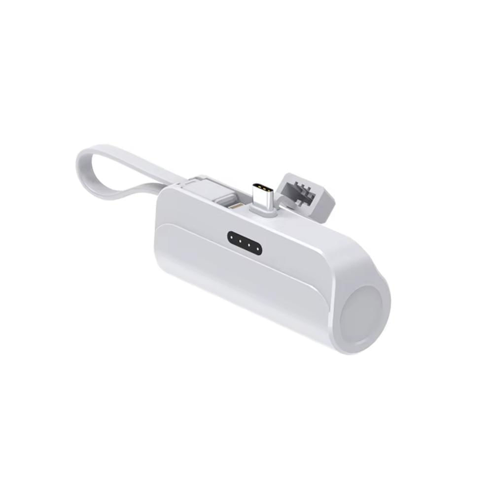 Cargador Portatil Banco de Energía 5000mAh, 60W Carga Rápida MY-7394 Blanco