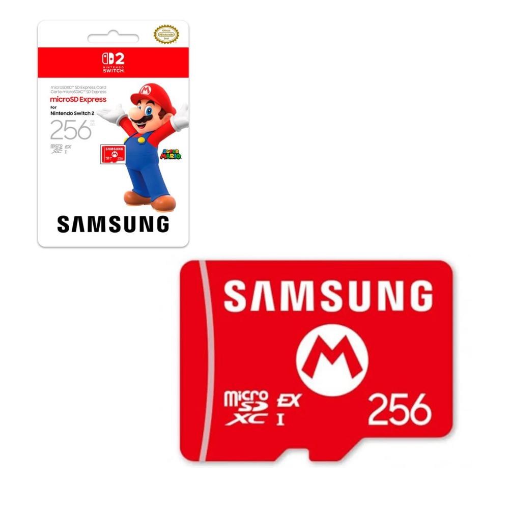 Micro Sd Samsung Express 256GB para Nintendo Switch 2