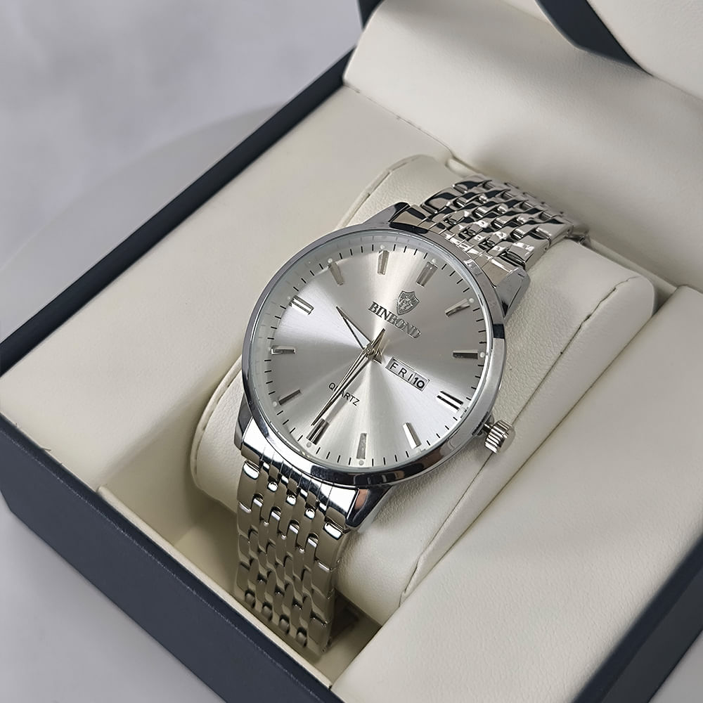 Reloj BINBOND para Hombre - Elegante - Blanco