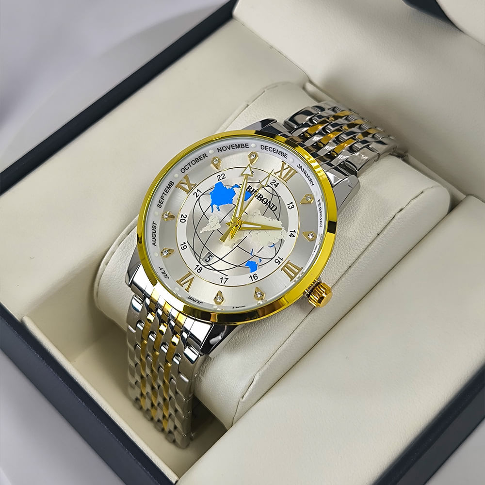 Reloj BINBOND para Hombre - Oro - Acero