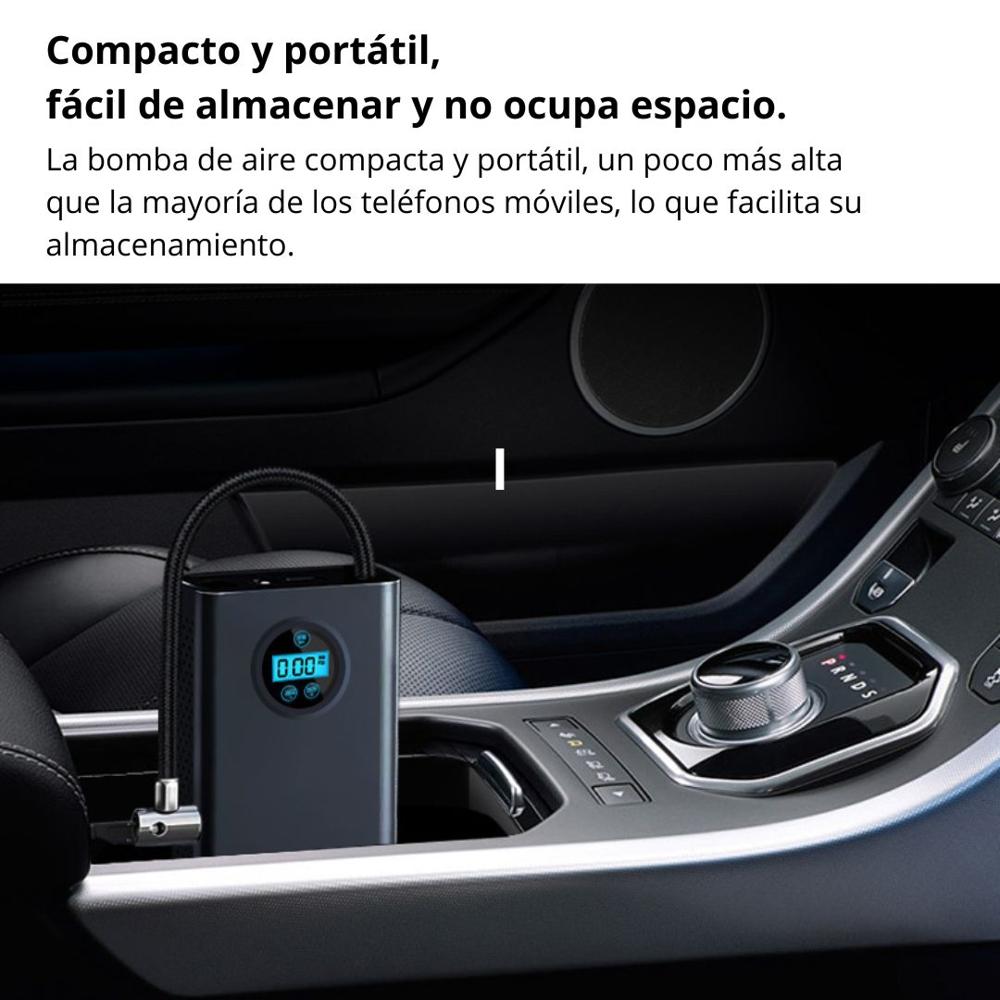 Compresor de Aire Portatil BOSSNEY Inflador Llantas SCK619-3