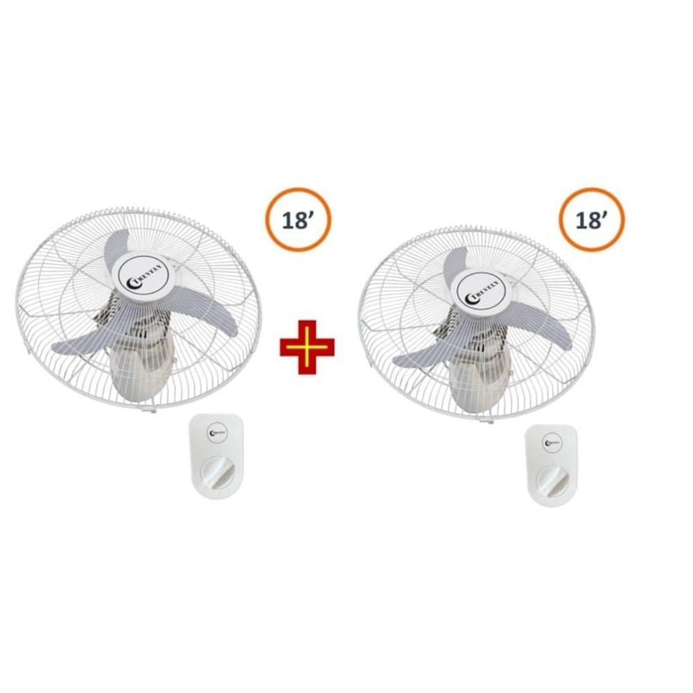 Ventilador De Techo Trevely Vt-1803 Combo Orbital 18 Potencia Blanco