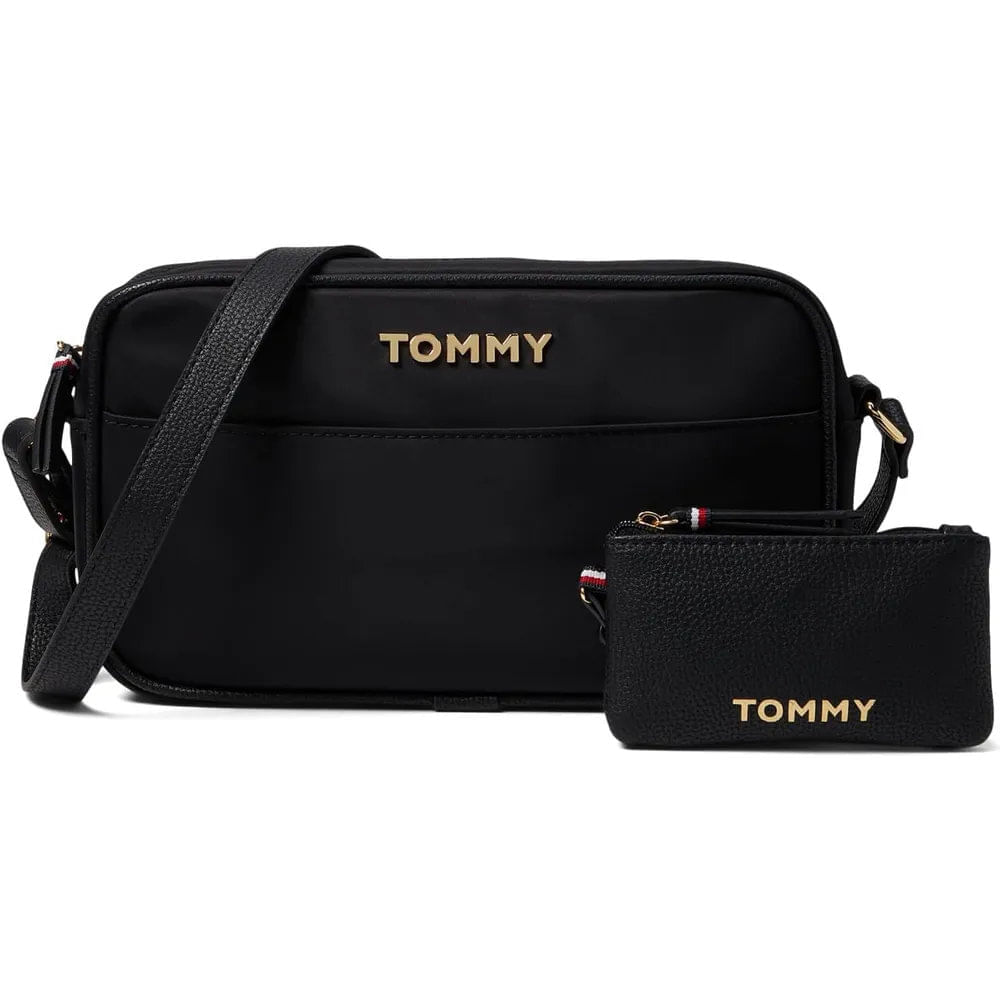 Tommy Hilfiger | Bolso Cámara Anastasia II con Colgante Crossbody | Negro