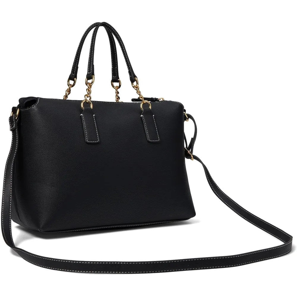 Tommy Hilfiger | Bolso Satchel TZ Convertible Brielle II con Colgante | Negro